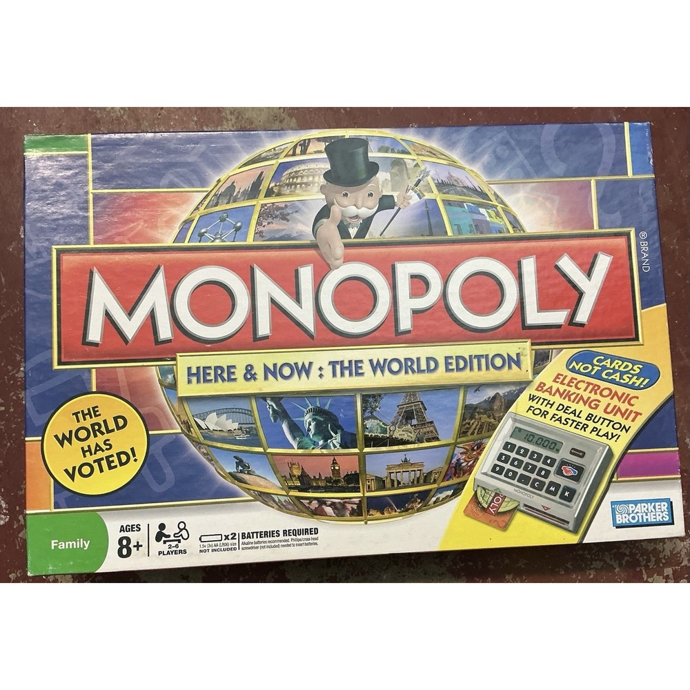Monopoly Here & Now: The World Edition Complete and Working‎ Electronic Banking